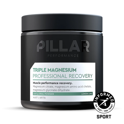 PILLAR PERFORMANCE - Triple Magnesium Powder  Lemon Lime