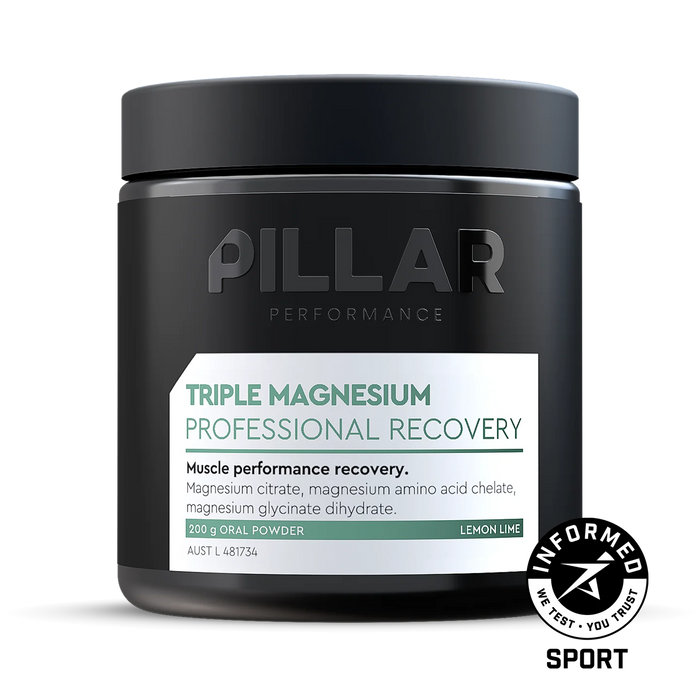 PILLAR PERFORMANCE - Triple Magnesium Powder  Lemon Lime