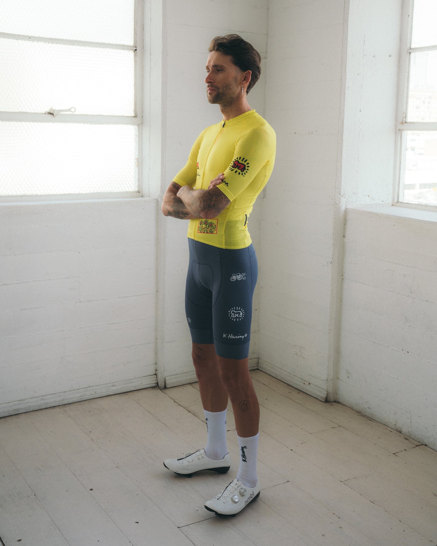 Men's Core Jersey - Keith Haring x PM Yellow