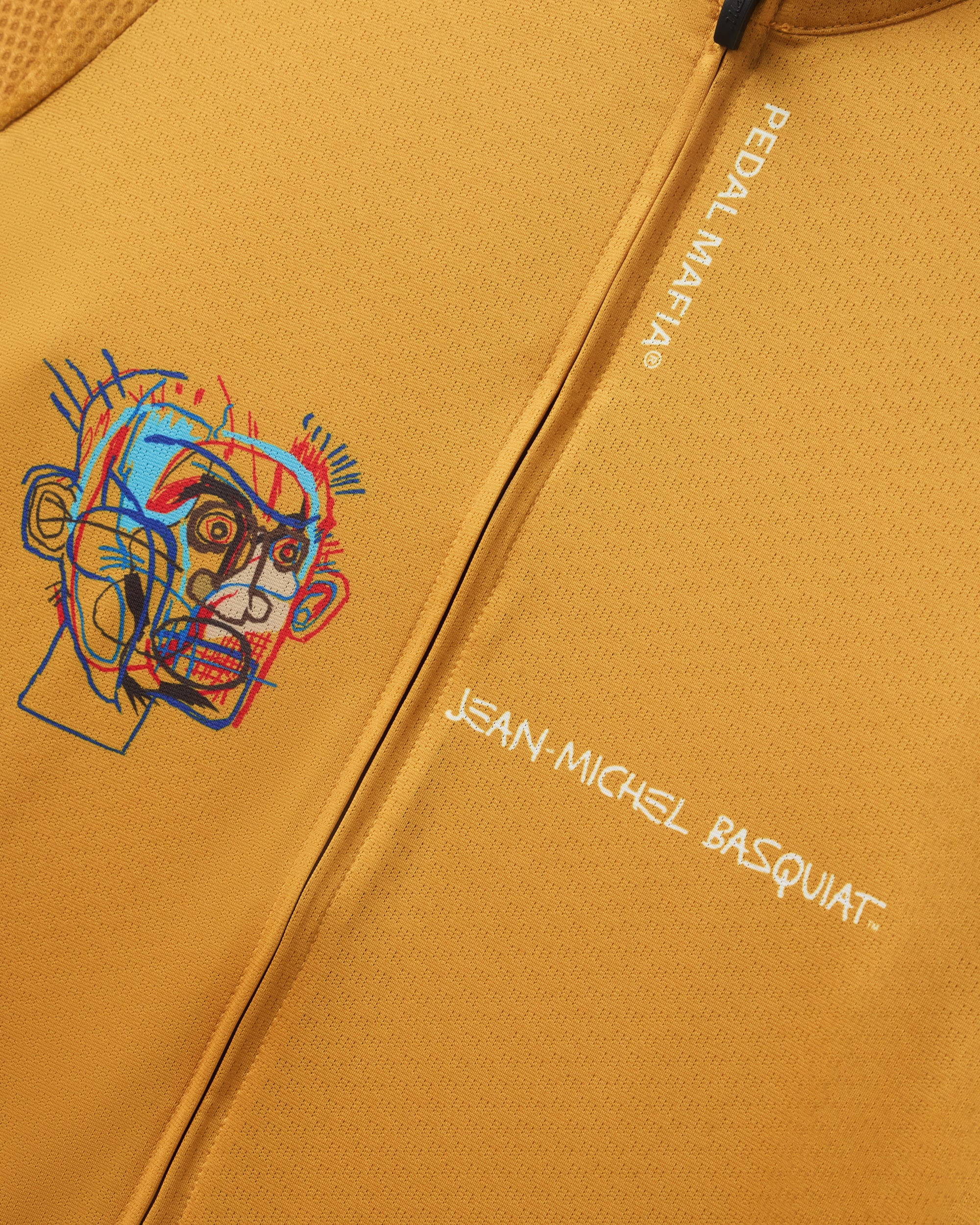 Men's Core Jersey - Jean-Michel Basquiat Gold | Pedal Mafia Australia