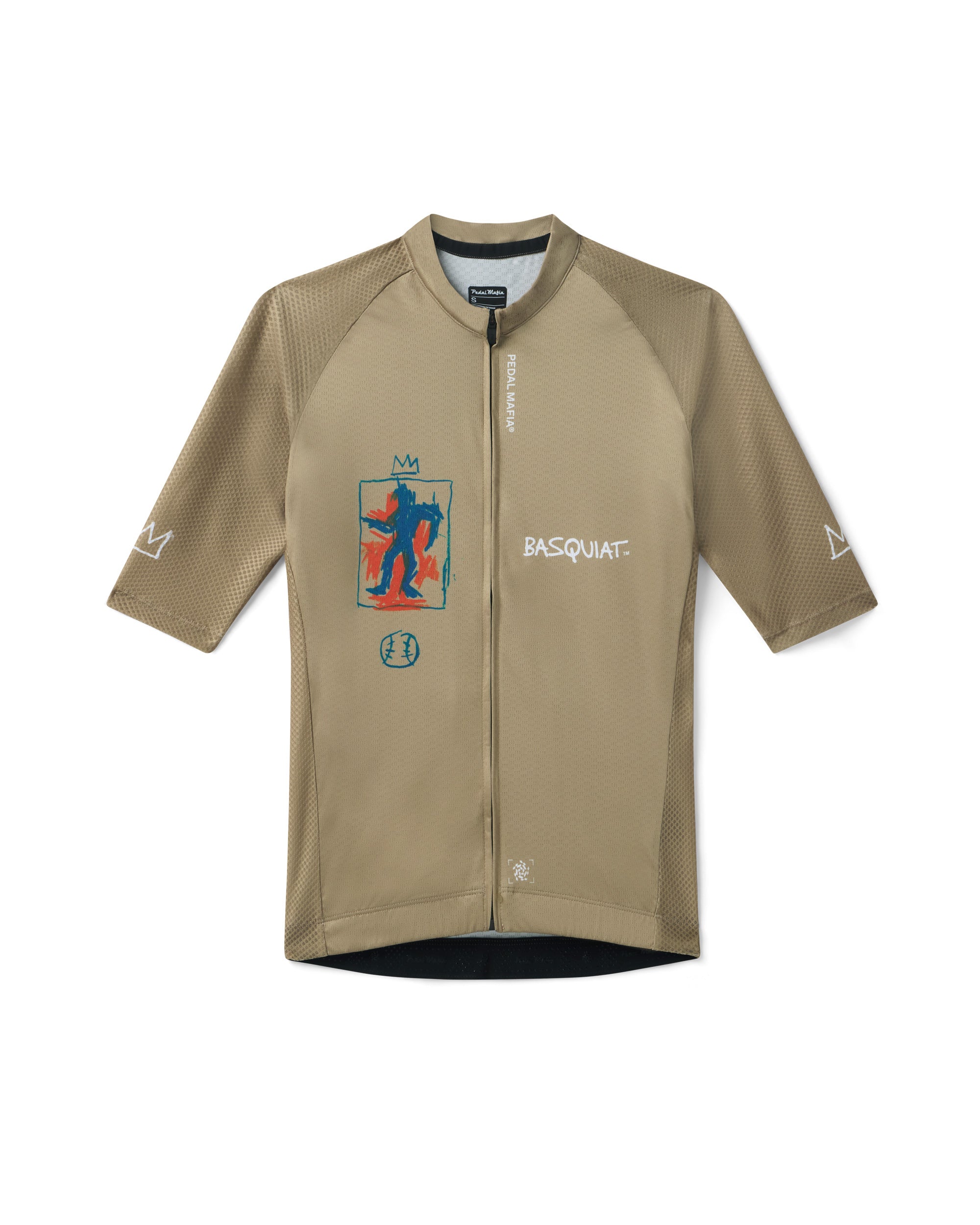 Men's Core Jersey - Jean-Michel Basquiat Tan | Pedal Mafia Australia