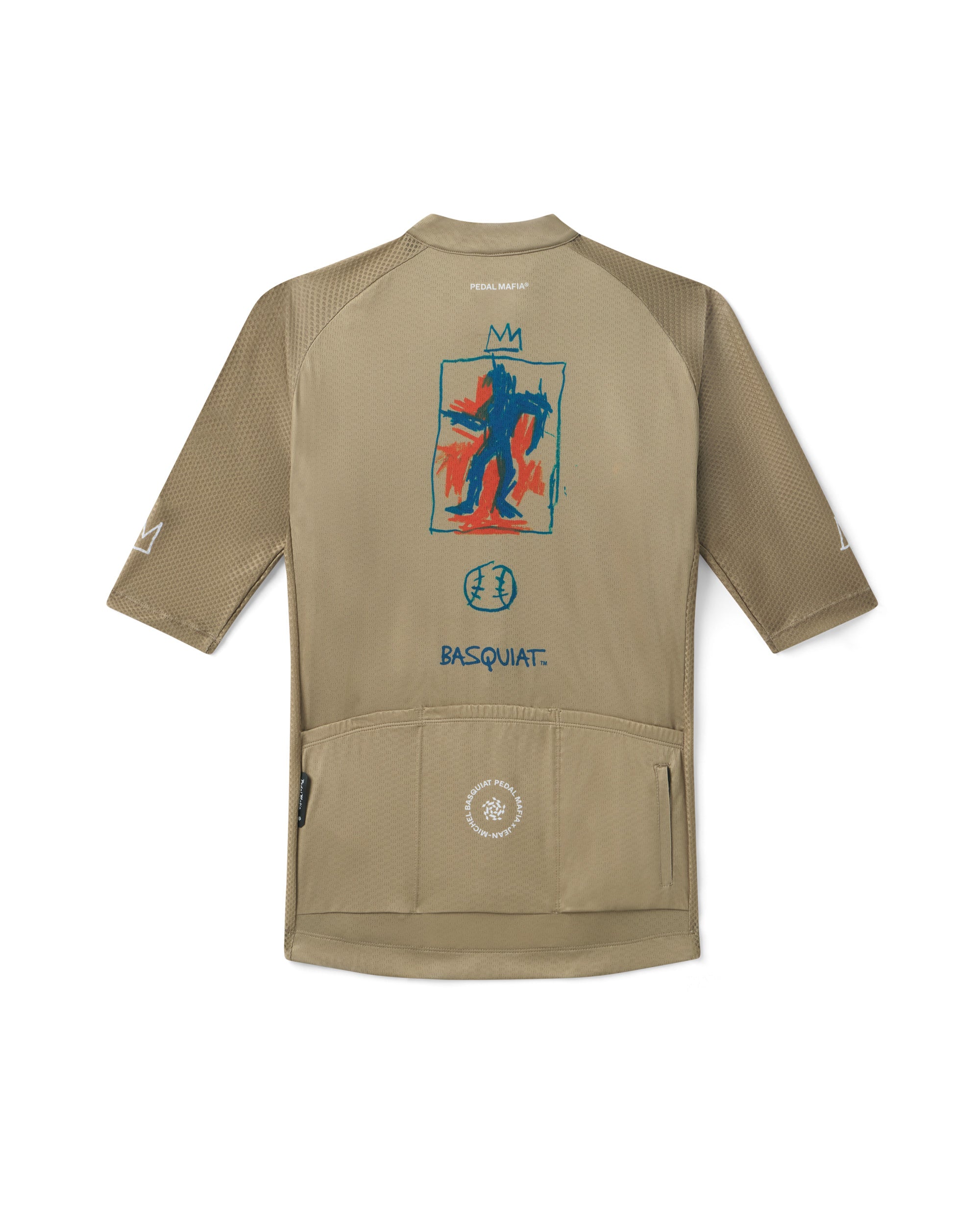 Men's Core Jersey - Jean-Michel Basquiat Tan | Pedal Mafia Australia