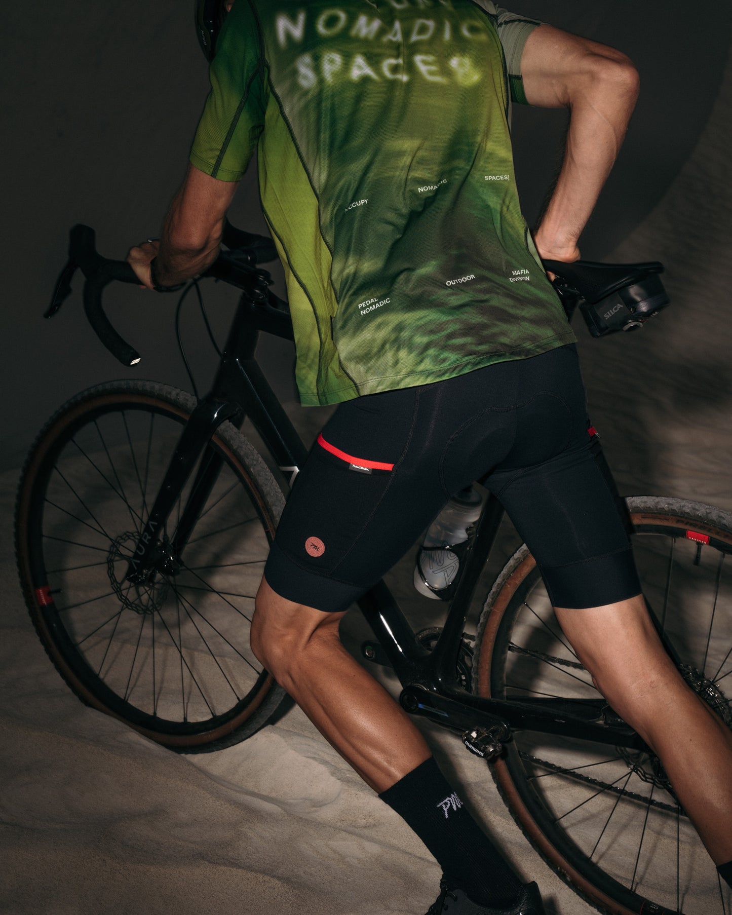 Nomadic Tech Short Sleeve T Shirt - Green Blur