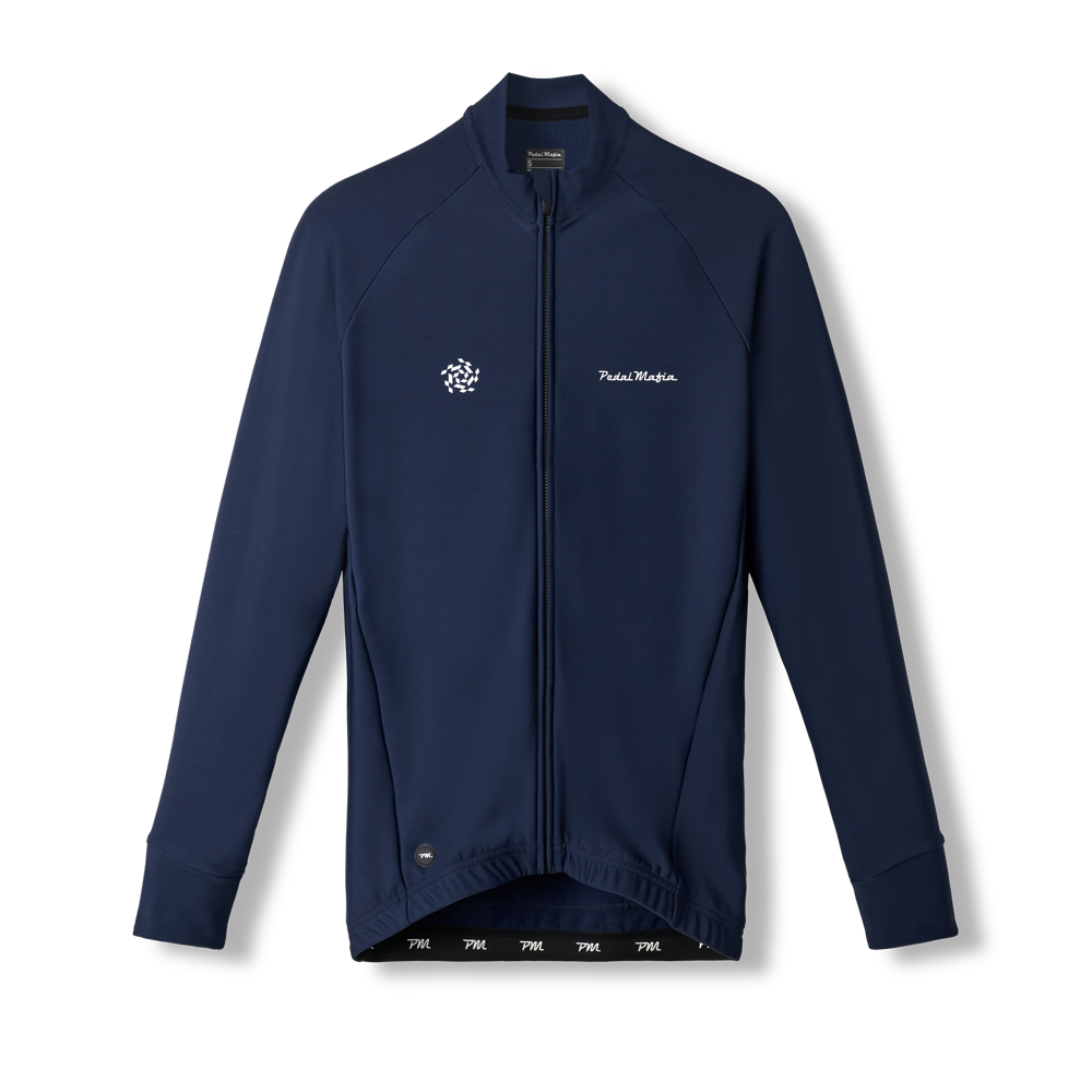ウェア Pedal Mafia Mens Pro Thermal Jacket S Men's Core Thermal Jacket - Navy | Pedal Mafia Australia