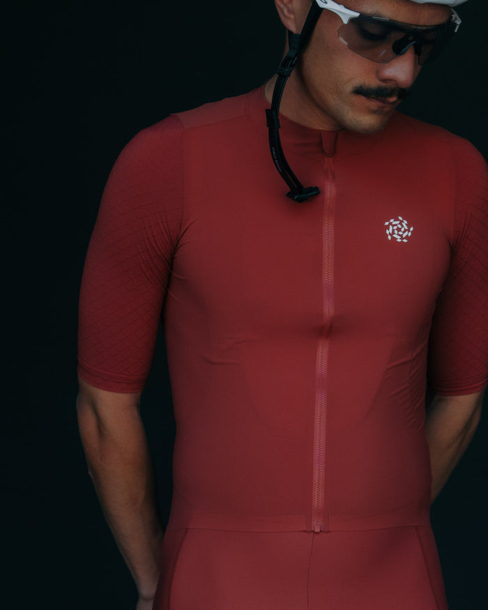 Men's Pro Jersey - Deep Terracotta