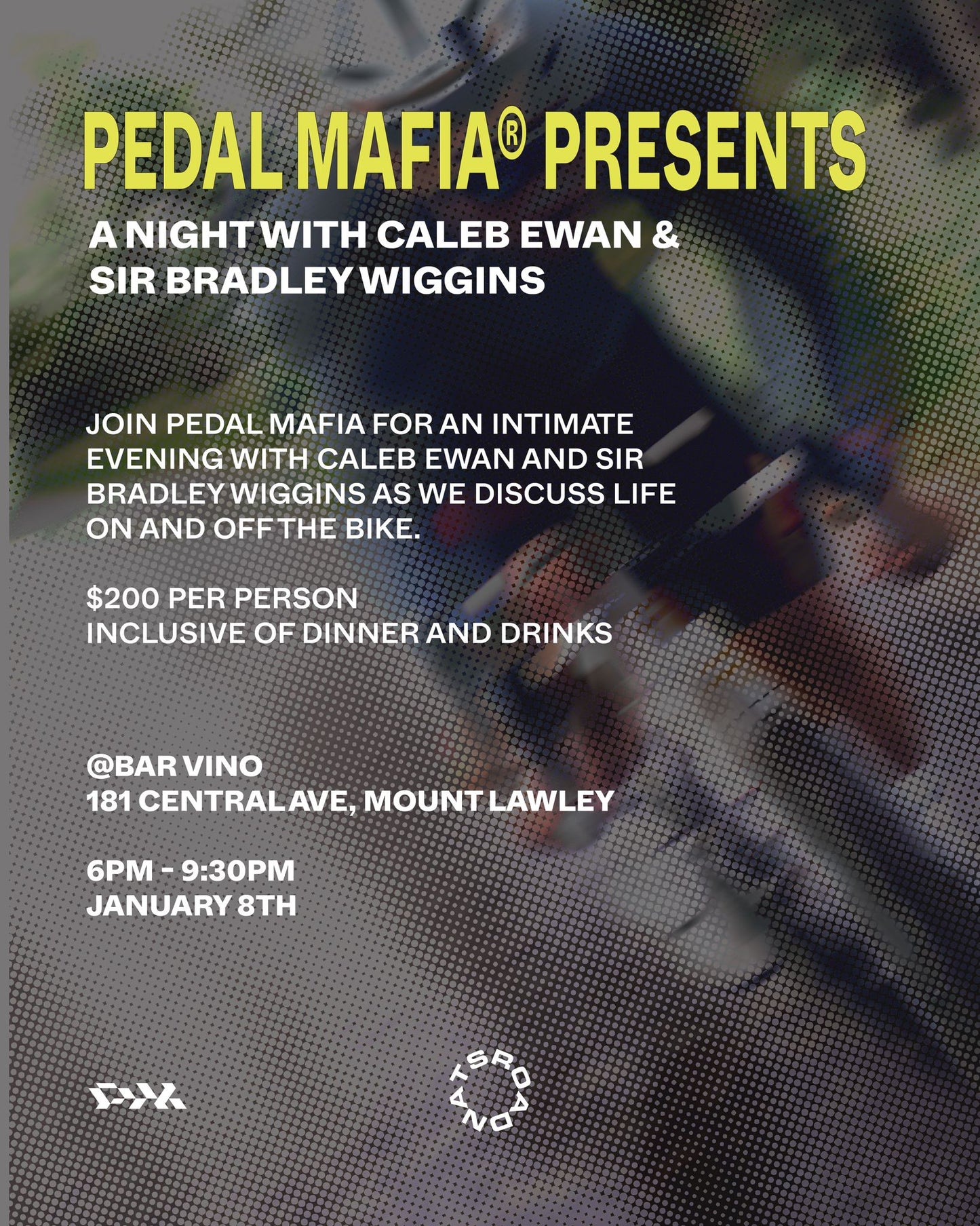 Ticket - A night with Caleb Ewan & Bradley Wiggins