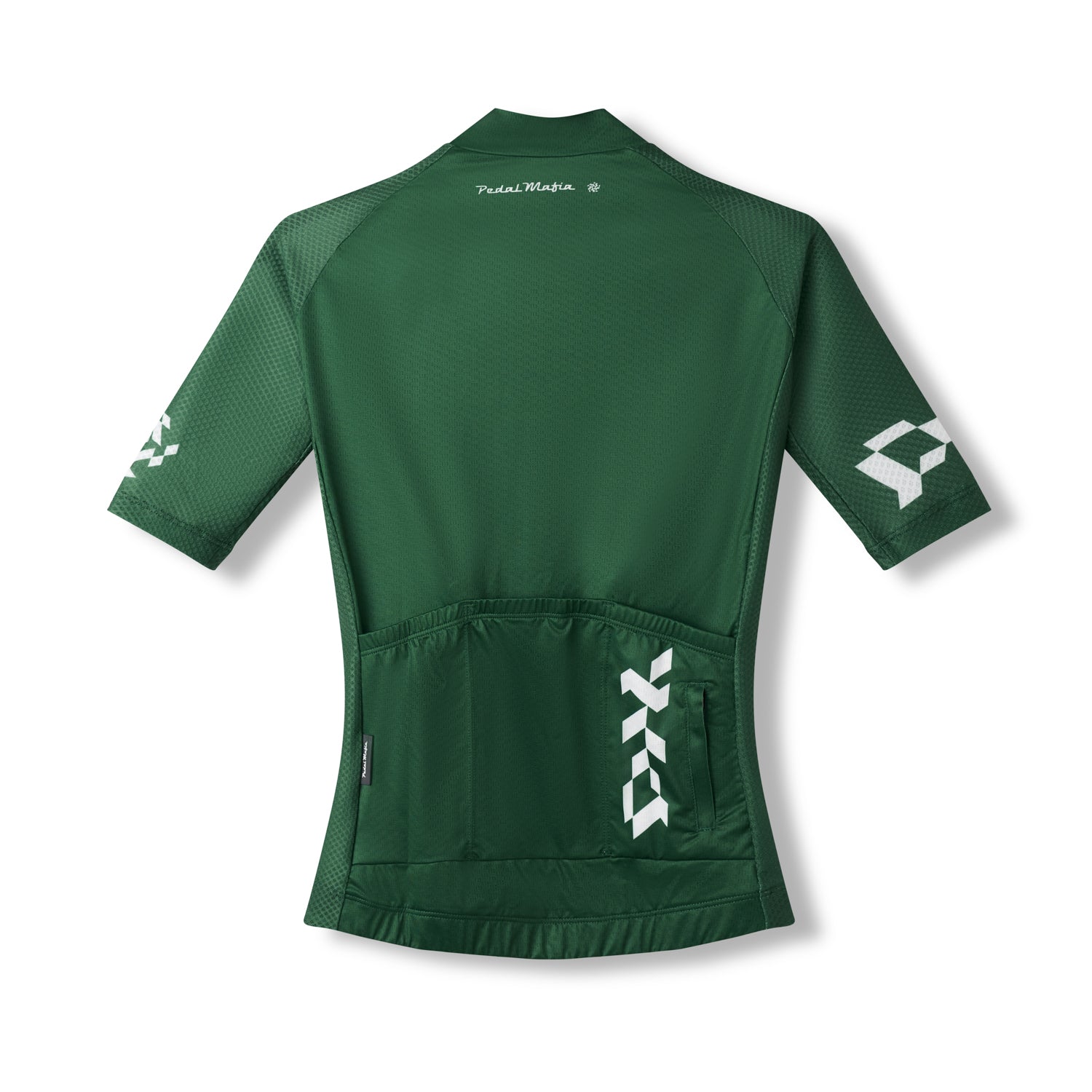Womens Core Cycling Jersey - Forest White | Pedal Mafia | Pedal