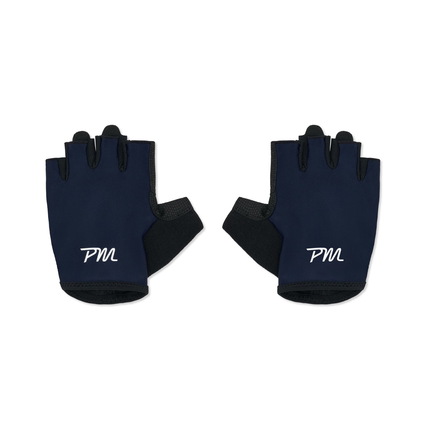 PM Short Finger Glove - Navy / White