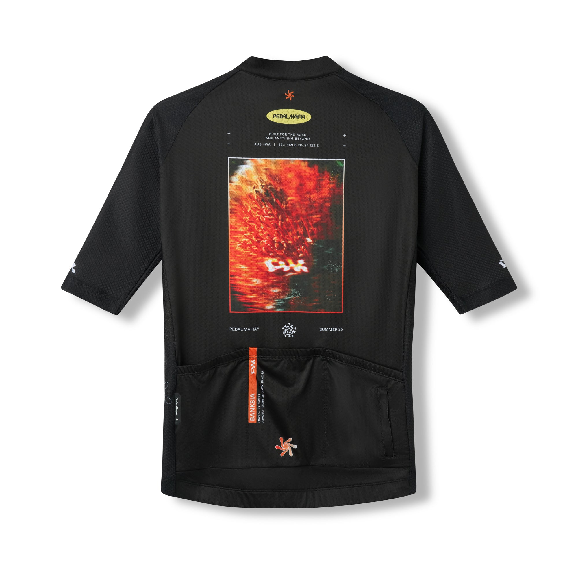 Pedal Mafia Men's Core Jersey ペダルマフィアS Mens Core Cycling Jersey - Navy White | Pedal Mafia