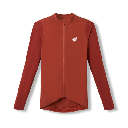 Men's Pro Long Sleeve Jersey - Deep Terracotta
