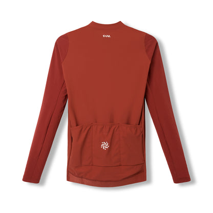 Men's Pro Long Sleeve Jersey - Deep Terracotta