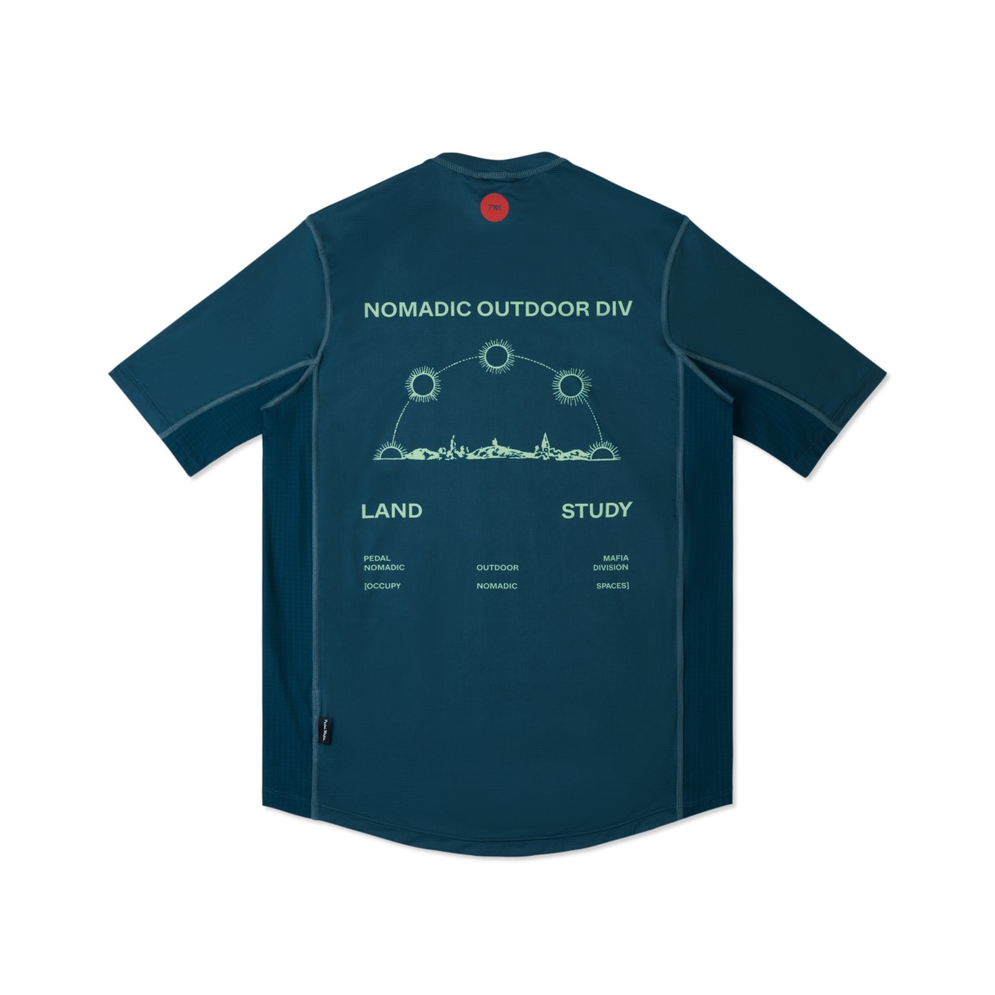 Nomadic Tech Short Sleeve T Shirt - Dark Navy Mint