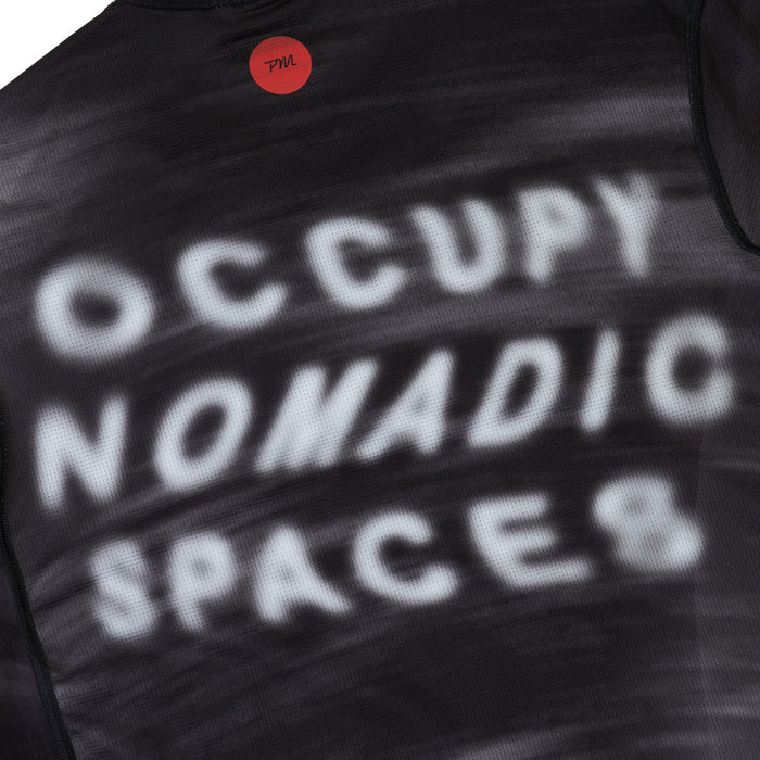Nomadic Tech Short Sleeve T Shirt - Black Blur
