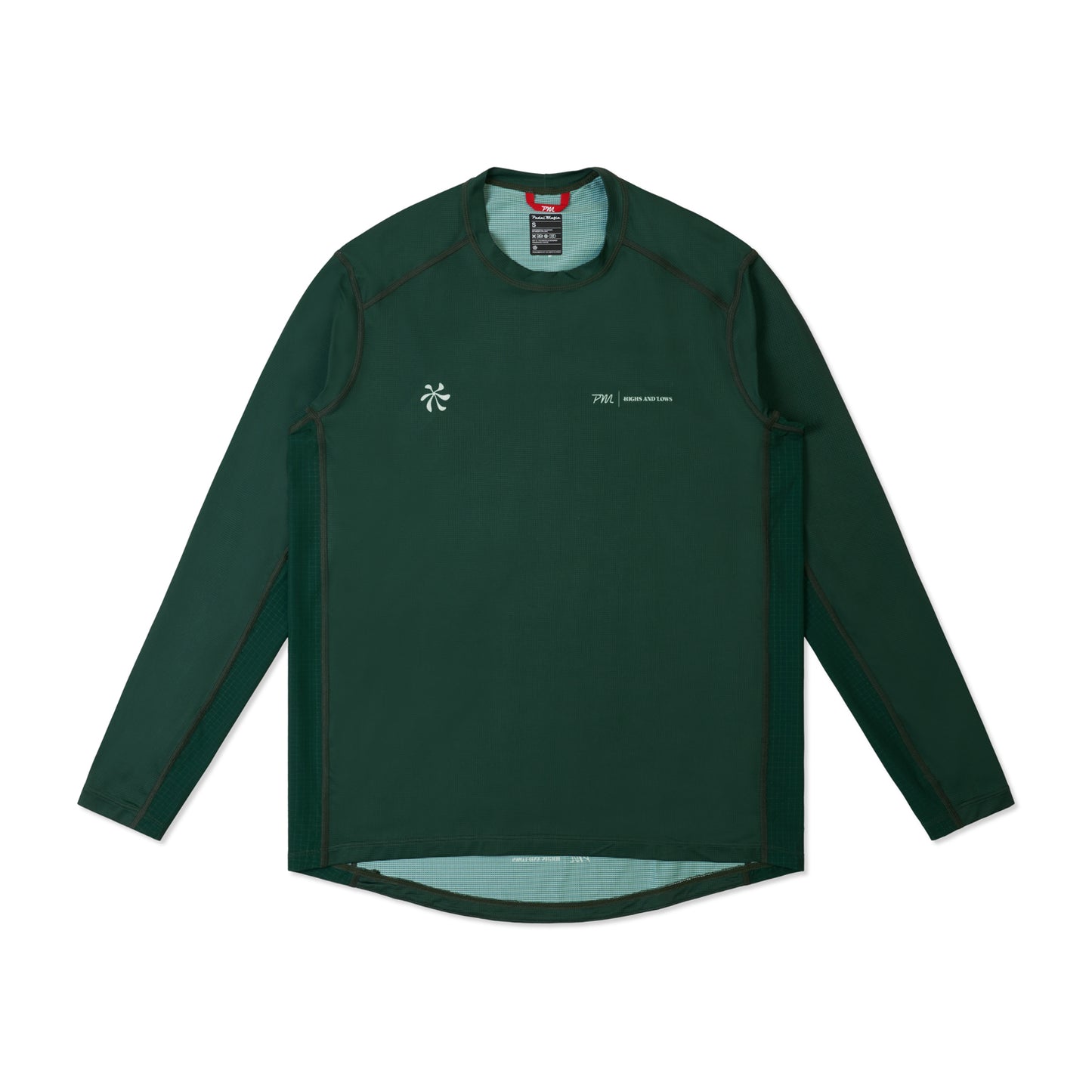 Nomadic Tech Long Sleeve T Shirt Jersey - Life Cycle Pine