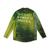 Nomadic Tech Long Sleeve T Shirt - Green Blur