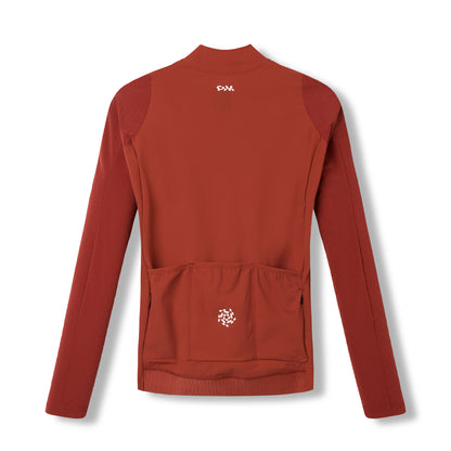 Women's Pro Long Sleeve Jersey - Deep Terracotta