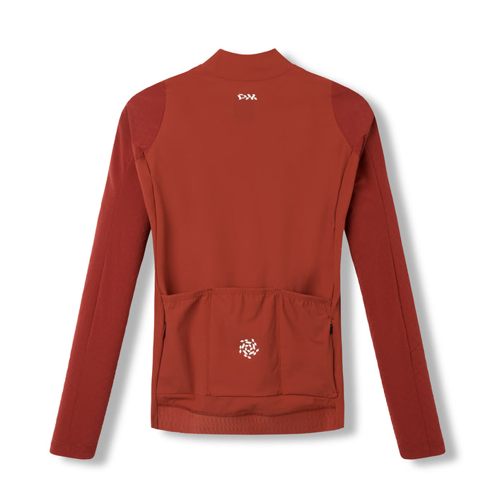 Women's Pro Long Sleeve Jersey - Deep Terracotta