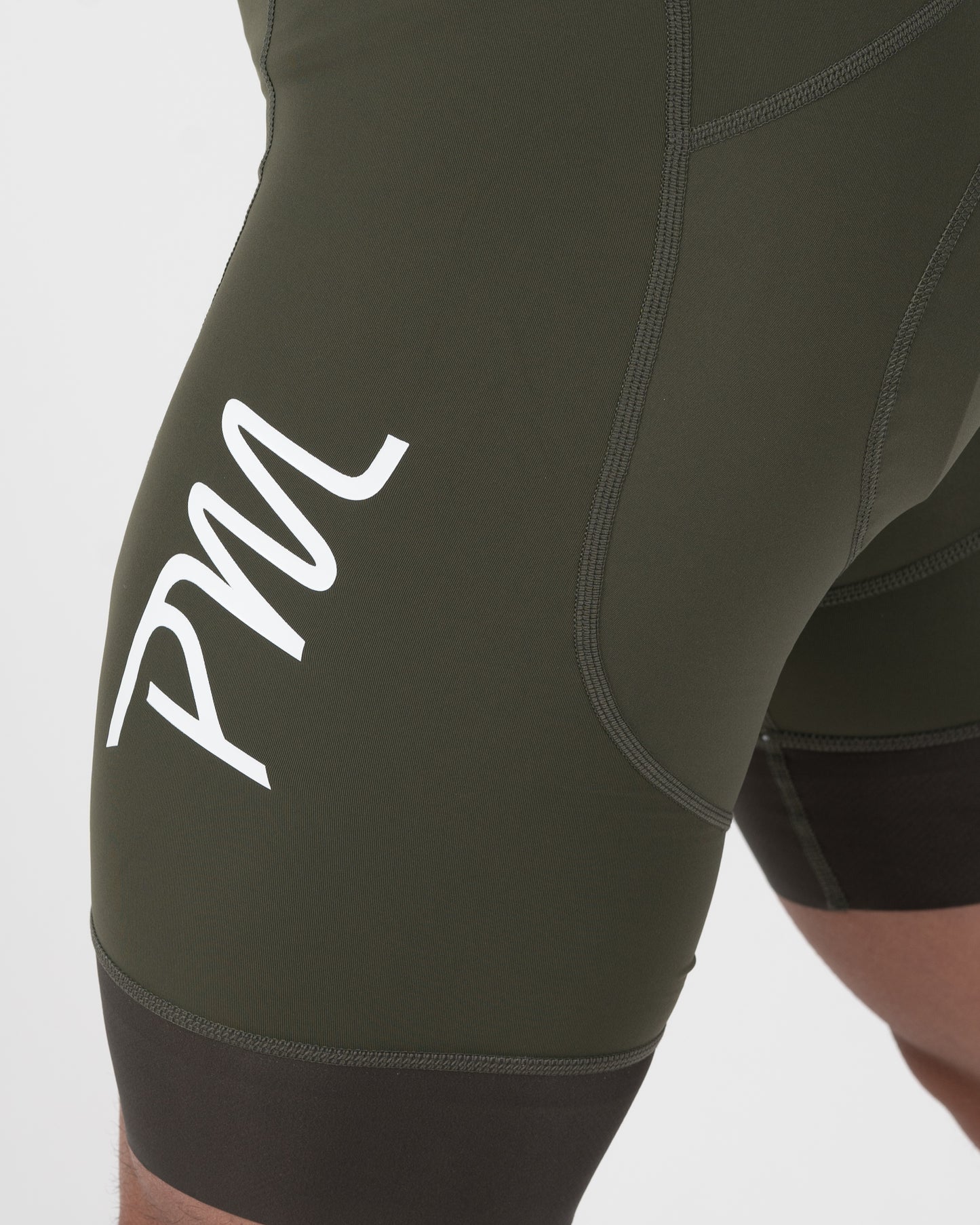 Men's Pro Bib - Olive White