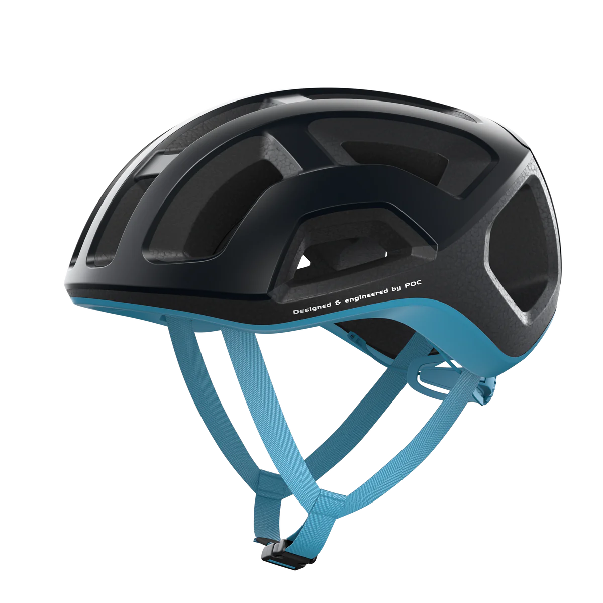 POC Ventral Lite - Uranium Black / Basalt Blue Matt