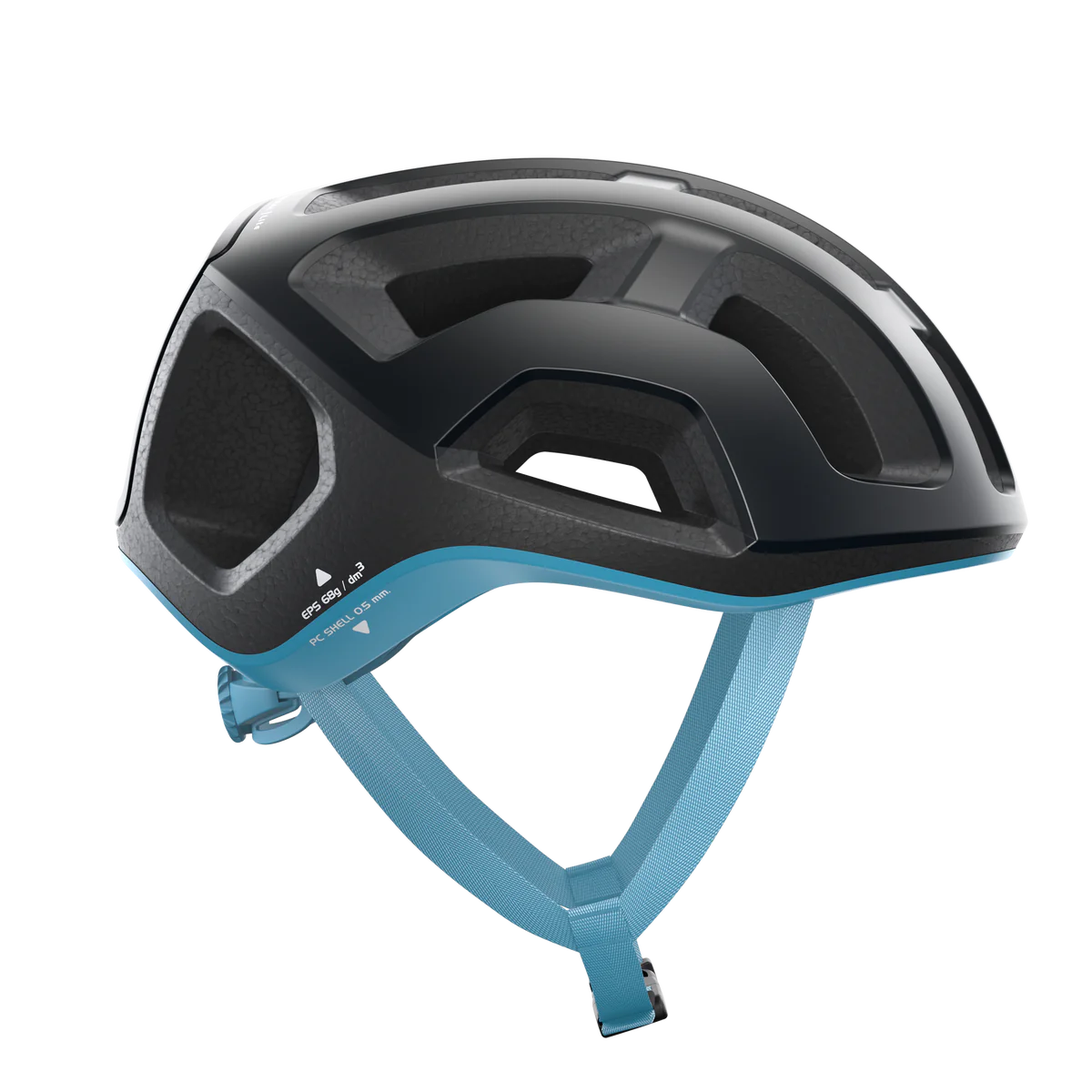 POC Ventral Lite - Uranium Black / Basalt Blue Matt