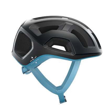 POC Ventral Lite - Uranium Black / Basalt Blue Matt