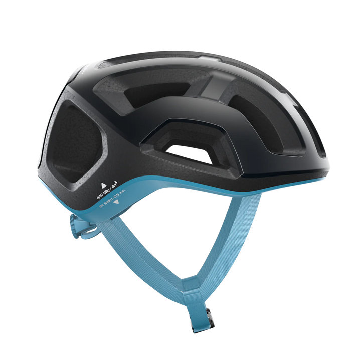 POC Ventral Lite - Uranium Black / Basalt Blue Matt