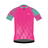 Custom Core Jersey - Internationelles Pink with Celeste Accents