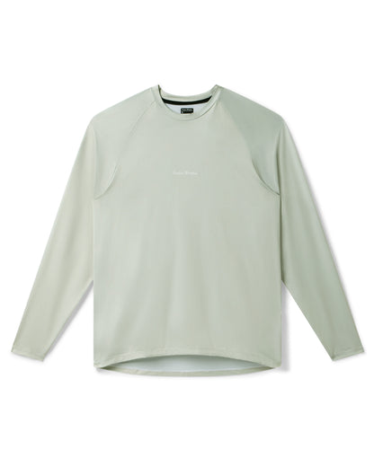 Core Cargo Long Sleeve Tech T-Shirt  - Chalk Stone