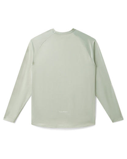 Core Cargo Long Sleeve Tech T-Shirt  - Chalk Stone