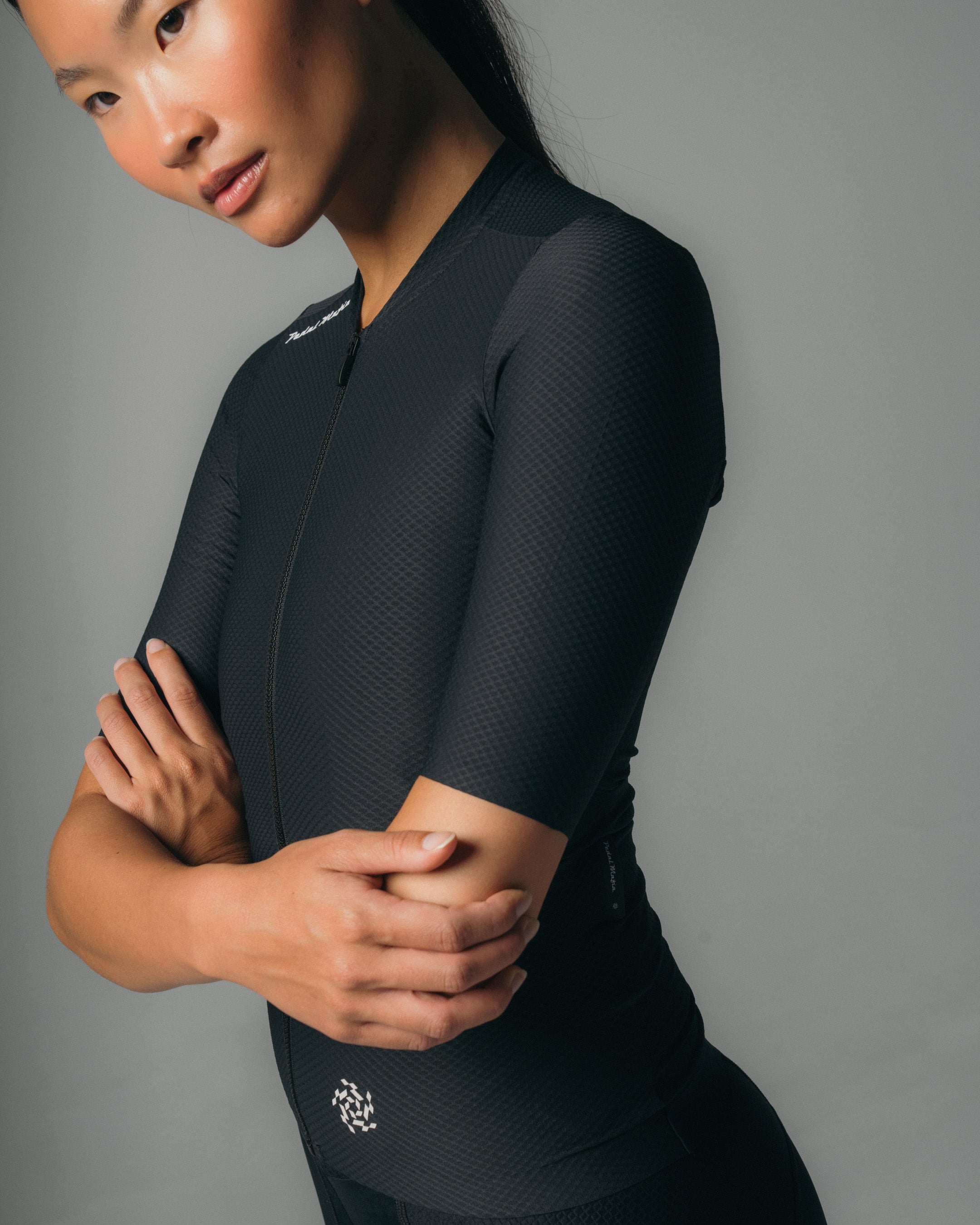 Women's Pro Delta Short Sleeve Jersey - Black | Pedal Mafia Australia