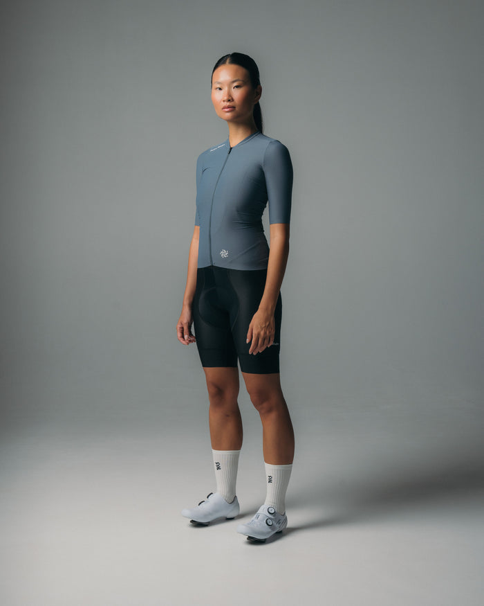 Women's Pro Delta Short Sleeve Jersey - Dark Blue Steel