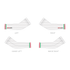 Custom Arm Warmers - Espresso Works (White)