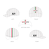 Custom Cycling Cap - Espresso Works (White)