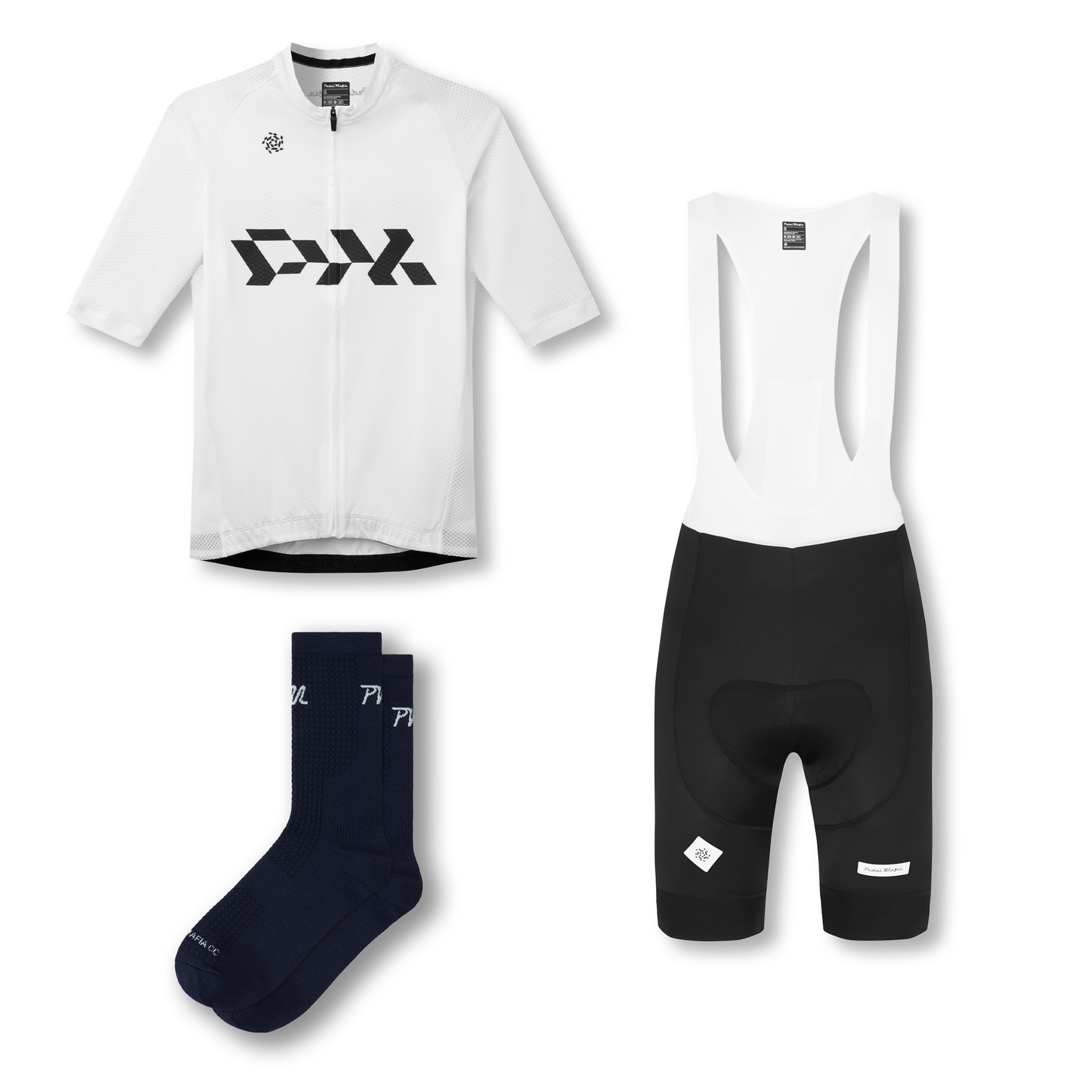 Men's Core Essentials Cycling Bundle - White