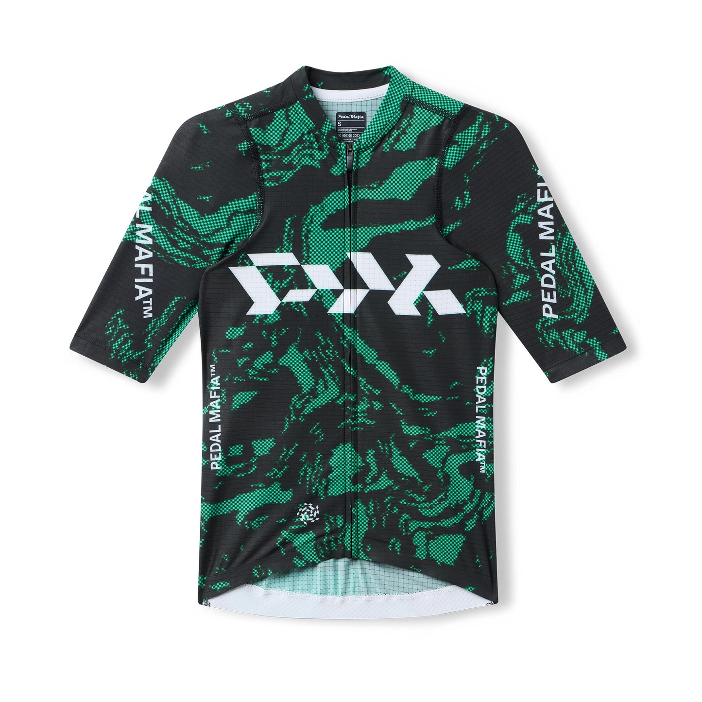 Women's Pro Race Jersey - Glitch Flow Shadow Green