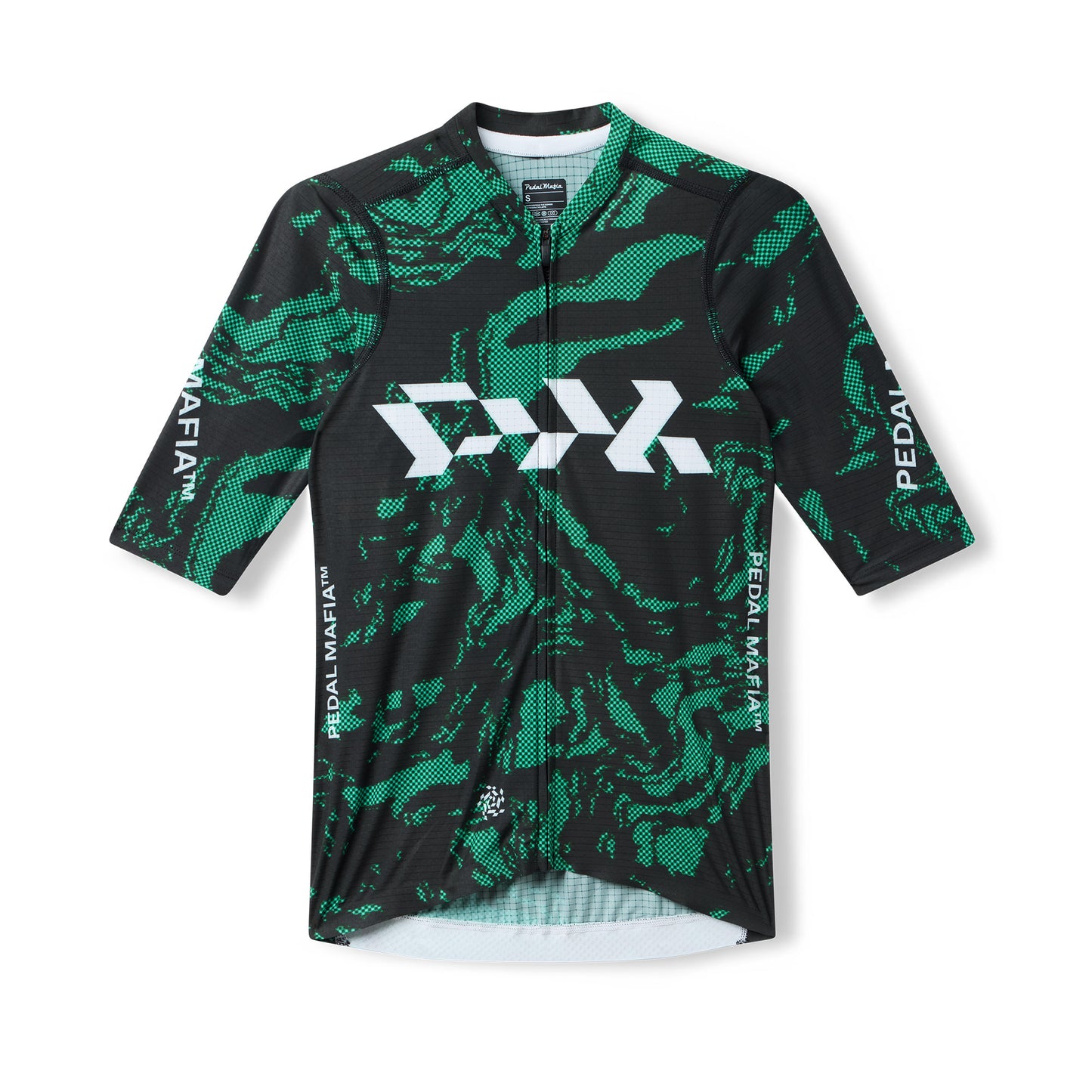 Men's Pro Race Jersey - Glitch Flow Shadow Green