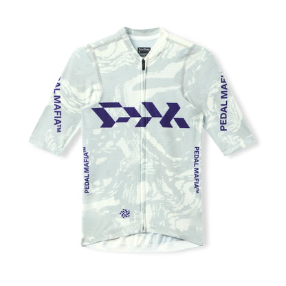 Women's Pro Race Jersey - Glitch Flow White Noise