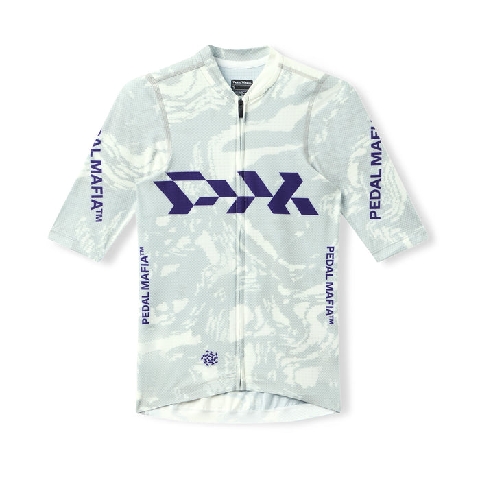 Women's Pro Race Jersey - Glitch Flow White Noise