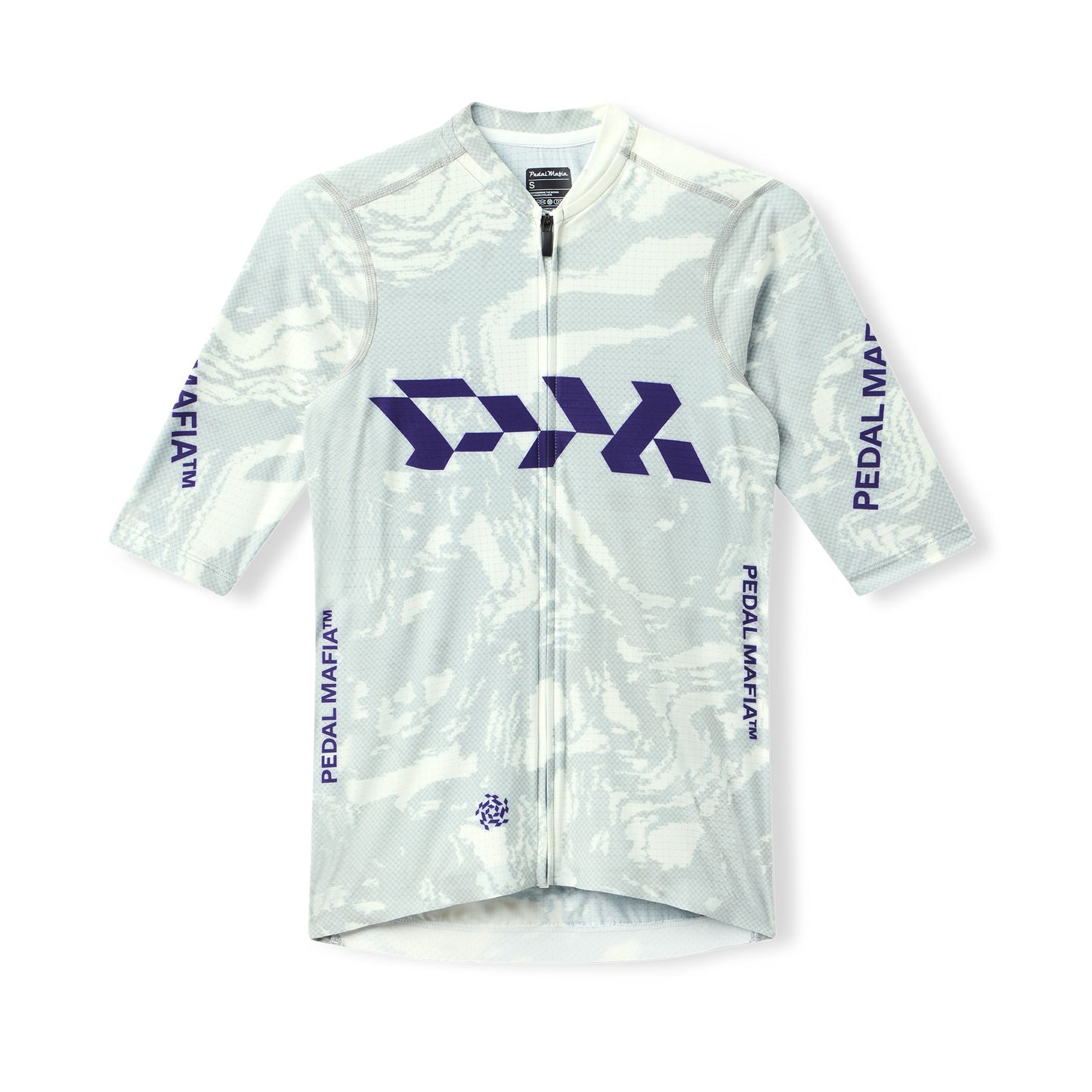 Men's Pro Race Jersey - Glitch Flow White Noise
