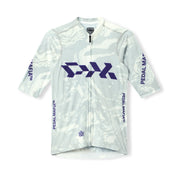 Men's Pro Race Jersey - Glitch Flow White Noise