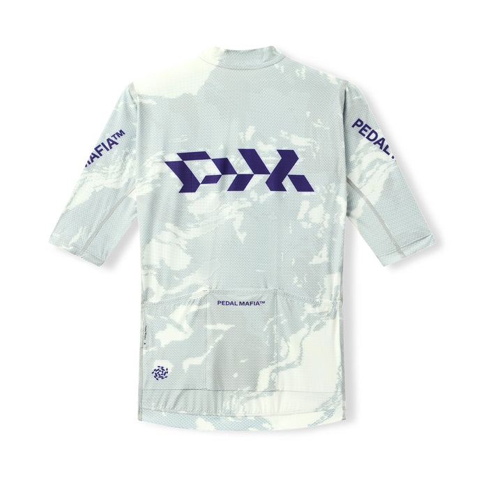 Men's Pro Race Jersey - Glitch Flow White Noise