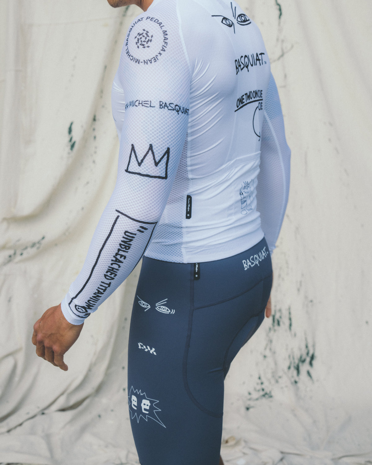 Men's Core Bib - Jean-Michel Basquiat Grey