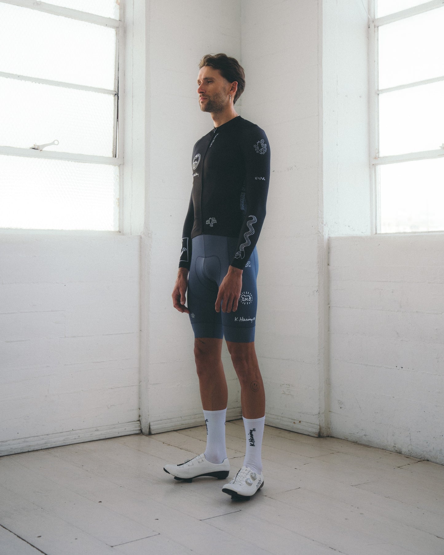 Men's Core Long Sleeve Jersey - Keith Haring x PM Black