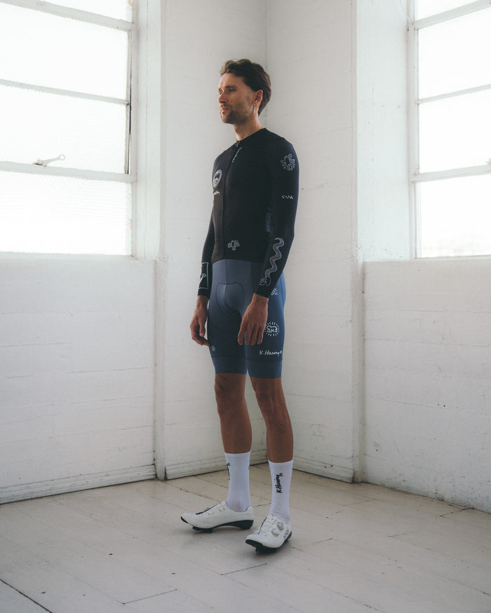 Men's Core Long Sleeve Jersey - Keith Haring x PM Black