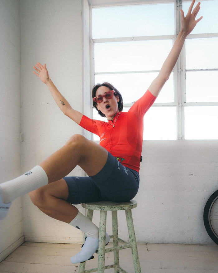 Women's Core Jersey - Keith Haring x PM Red