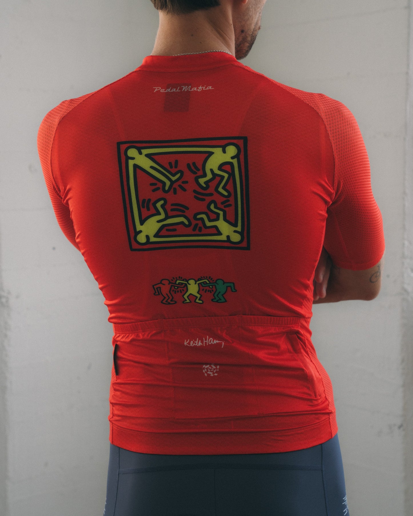 Men's Core Jersey - Keith Haring x PM Red