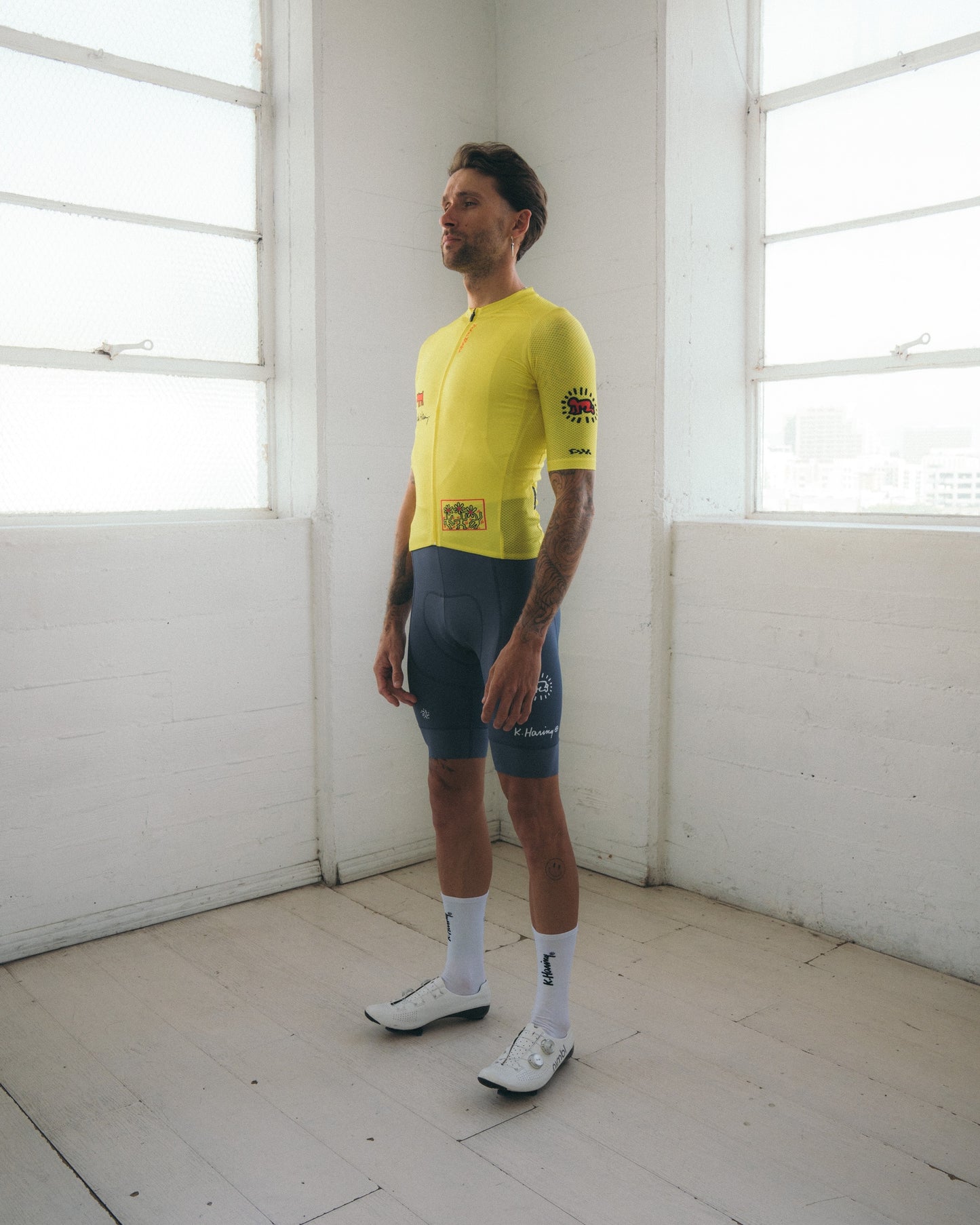 Men's Core Jersey - Keith Haring x PM Yellow