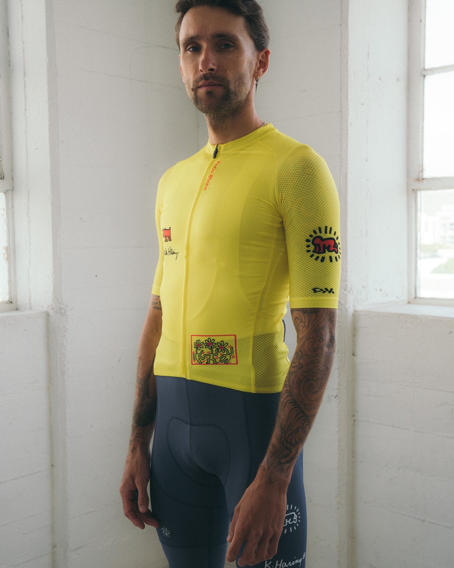 Men's Core Jersey - Keith Haring x PM Yellow