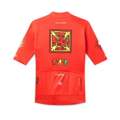 Men's Core Jersey - Keith Haring x PM Red