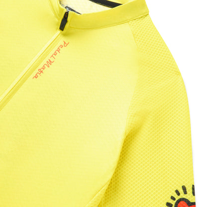 Men's Core Jersey - Keith Haring x PM Yellow
